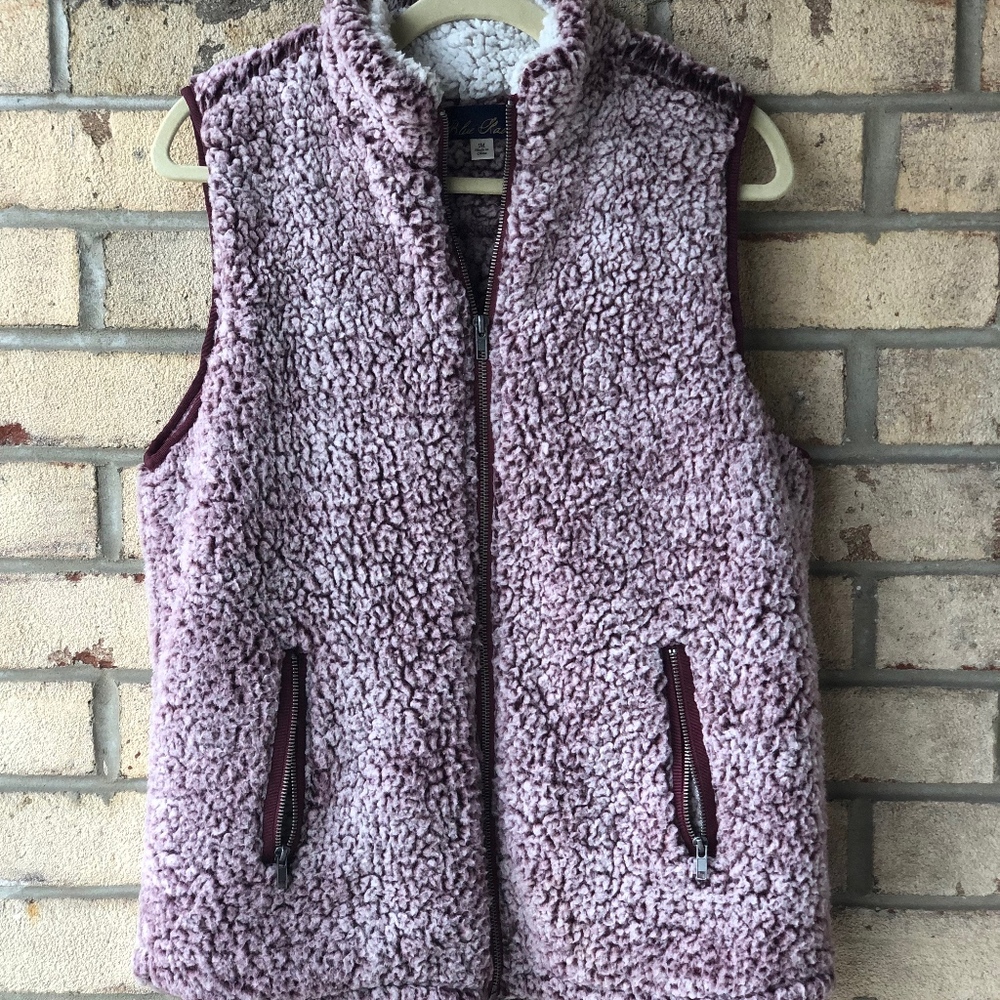Francesca's Blue Rain Soft Vest